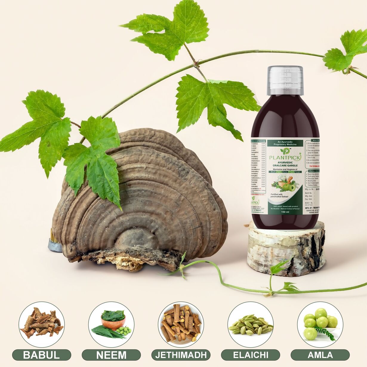 Natural mouth gargle